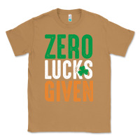 Toasted Coconut zero lucks given funny st patricks day joke quote lucky shamrock irela Classic Tee - linhVisuals