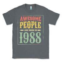 Charcoal Heather vintage 1988 awesome people are born in 1988 31st birthday gift for me Classic Tee - linhVisuals