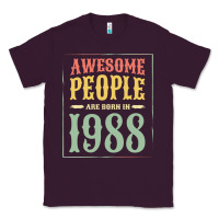 Plum vintage 1988 awesome people are born in 1988 31st birthday gift for me Classic Tee - linhVisuals