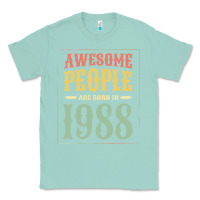 Seafoam vintage 1988 awesome people are born in 1988 31st birthday gift for me Classic Tee - linhVisuals