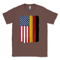 Chestnut united states with germany flag mix us and german country flags Classic Tee - linhVisuals