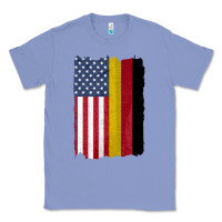 Colony Blue united states with germany flag mix us and german country flags Classic Tee - linhVisuals