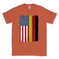 Copper united states with germany flag mix us and german country flags Classic Tee - linhVisuals