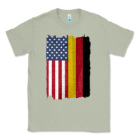 Matcha united states with germany flag mix us and german country flags Classic Tee - linhVisuals