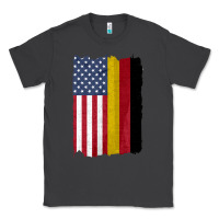 Smoke united states with germany flag mix us and german country flags Classic Tee - linhVisuals