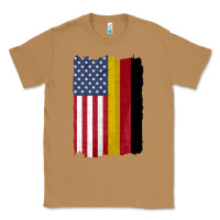 Toasted Coconut united states with germany flag mix us and german country flags Classic Tee - linhVisuals