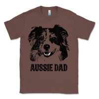 Chestnut mens aussie dad   australian shepherd dog dad t shirt Classic Tee - linhVisuals