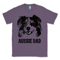 Lavender mens aussie dad   australian shepherd dog dad t shirt Classic Tee - linhVisuals