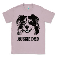 Lilac mens aussie dad   australian shepherd dog dad t shirt Classic Tee - linhVisuals
