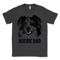 Smoke mens aussie dad   australian shepherd dog dad t shirt Classic Tee - linhVisuals