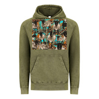 Vintage Olive Suffolk sheeps Vintage Hoodie - BarkalooDesign