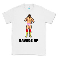 White savage af Classic Tee - linhVisuals