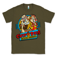 Army Green chip and dale anime character Classic Tee - linhVisuals