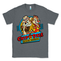Charcoal Heather chip and dale anime character Classic Tee - linhVisuals