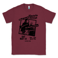 Burgundy electric circus new york lady violentina st.marks place Classic Tee - linhVisuals