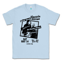 Dusty Blue electric circus new york lady violentina st.marks place Classic Tee - linhVisuals