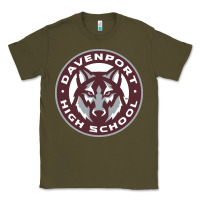 Army Green davenport high school, davenport Classic Tee - linhVisuals