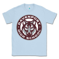 Dusty Blue davenport high school, davenport Classic Tee - linhVisuals