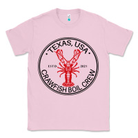 Bubblegum Pink texas crawfish boil crew Classic Tee - linhVisuals