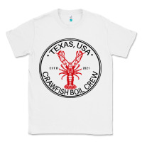 White texas crawfish boil crew Classic Tee - linhVisuals