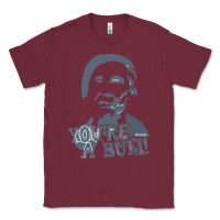 Burgundy rocky Classic Tee - linhVisuals