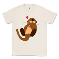 Natural otter Classic Tee - linhVisuals