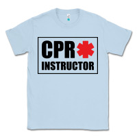 Dusty Blue cpr instructor Classic Tee - linhVisuals