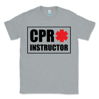 Heather Grey cpr instructor Classic Tee - linhVisuals