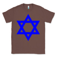 Chestnut star of david Classic Tee - linhVisuals