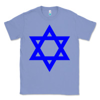 Colony Blue star of david Classic Tee - linhVisuals