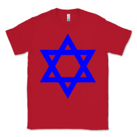 Red star of david Classic Tee - linhVisuals