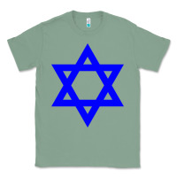 Sage star of david Classic Tee - linhVisuals