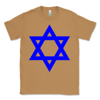 Toasted Coconut star of david Classic Tee - linhVisuals