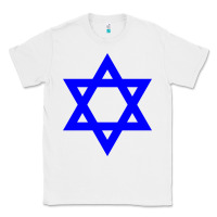 White star of david Classic Tee - linhVisuals