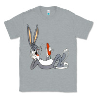 Heather Grey funny rabbit 3 Classic Tee - linhVisuals