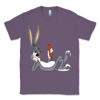Lavender funny rabbit 3 Classic Tee - linhVisuals