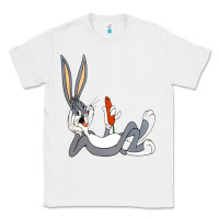 White funny rabbit 3 Classic Tee - linhVisuals