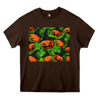 Chocolate Brown halloween pumpkin mouse pad Heavy Core Tee - BundleAndBundleShop