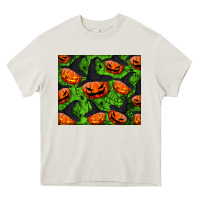Cream halloween pumpkin mouse pad Heavy Core Tee - BundleAndBundleShop