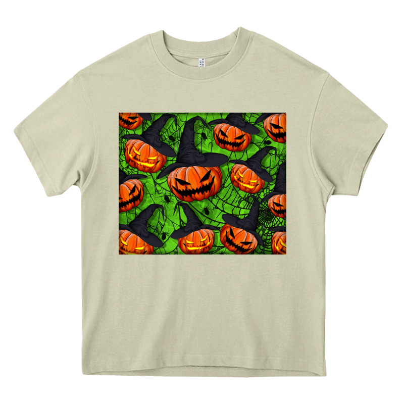 Halloween Pumpkin Mouse Pad Heavy Core Tee by BundleAndBundleShop | Teevron