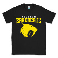 Black houston sabercats Classic Tee - linhVisuals
