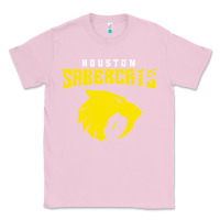 Bubblegum Pink houston sabercats Classic Tee - linhVisuals