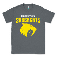 Charcoal Heather houston sabercats Classic Tee - linhVisuals