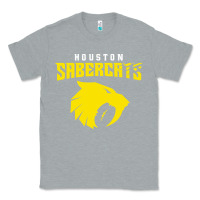 Heather Grey houston sabercats Classic Tee - linhVisuals