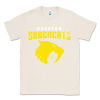 Natural houston sabercats Classic Tee - linhVisuals