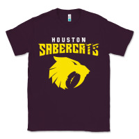 Plum houston sabercats Classic Tee - linhVisuals