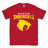 Red houston sabercats Classic Tee - linhVisuals