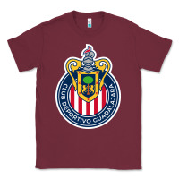 Burgundy guadalajara Femenil Classic Tee - linhVisuals