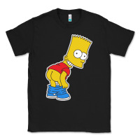Black TRIPY BART SIMPSONS Classic Tee - linhVisuals