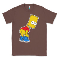Chestnut TRIPY BART SIMPSONS Classic Tee - linhVisuals